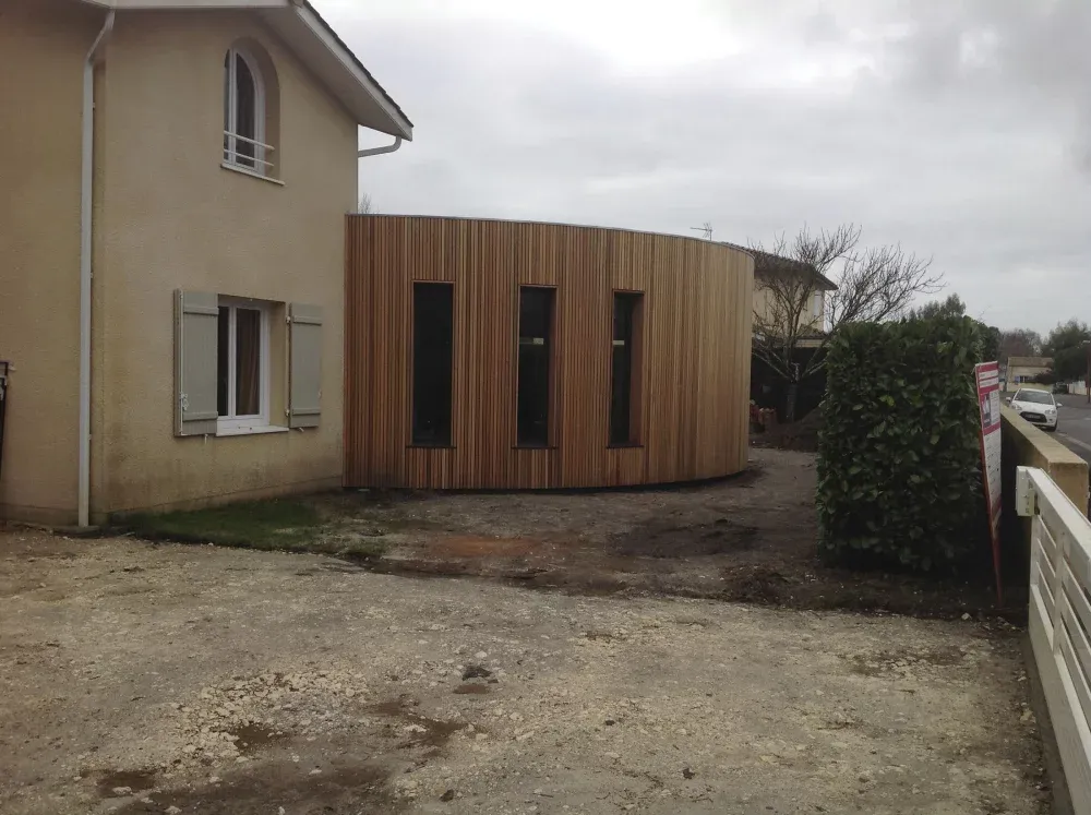 Avant : jardin en friche
